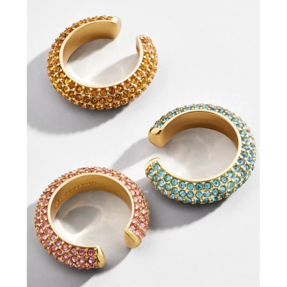 3PC Bohemian Crystal Ear Cuff Earring - Picture 3 of 17